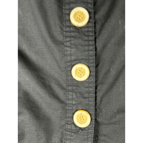 Live a Little Black caught in button down midi belt skirts emo goth grunge Sz 10 - Picture 9 of 10